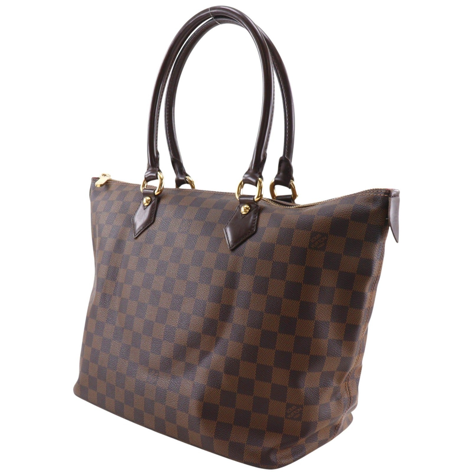 Louis Vuitton Saleya Damier Brown Canvas Tote Bag Bag (Pre-Owned)