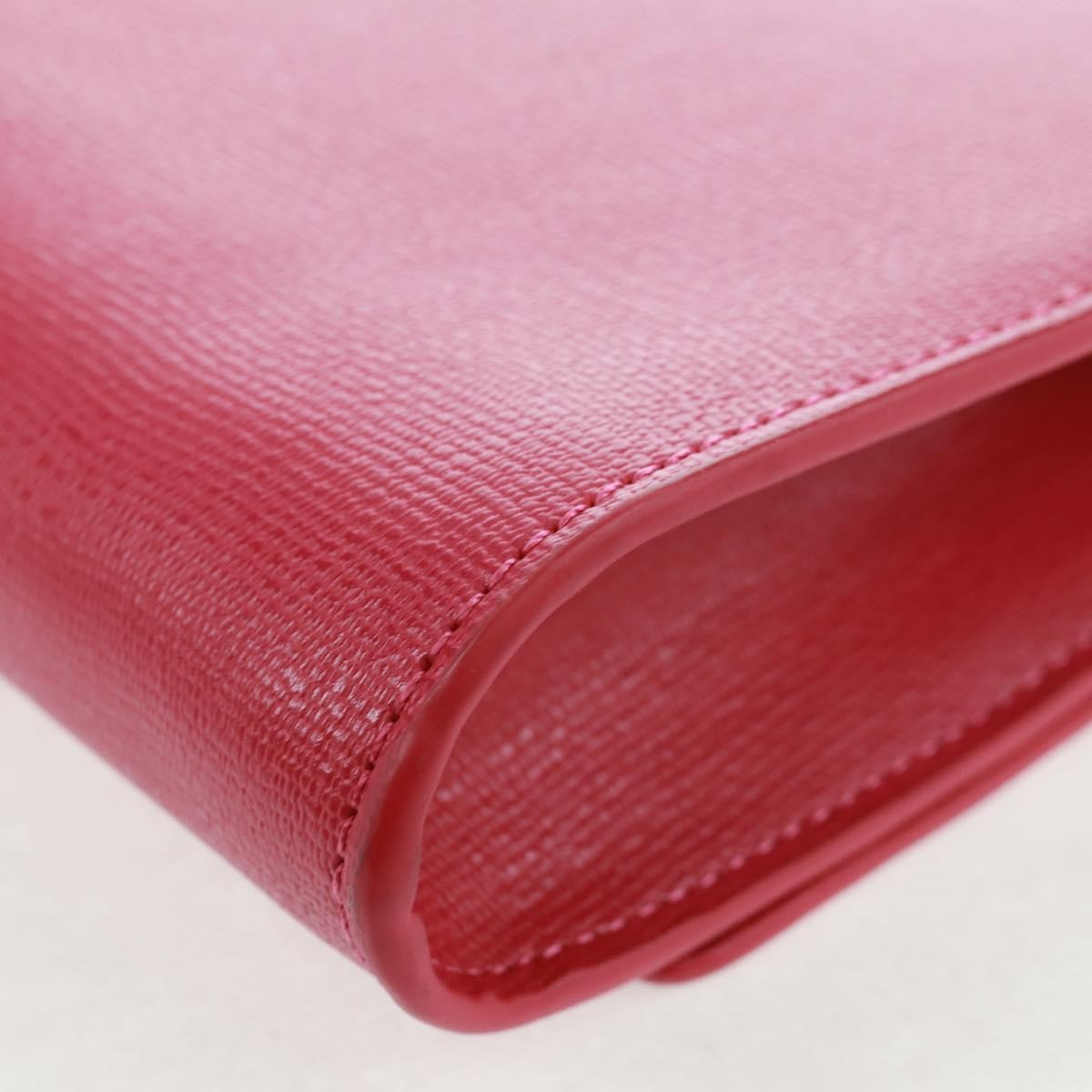 Saint Laurent Chyc Clutch Leather Pink Leather Clutche & Pouche Bag (Pre-Owned)