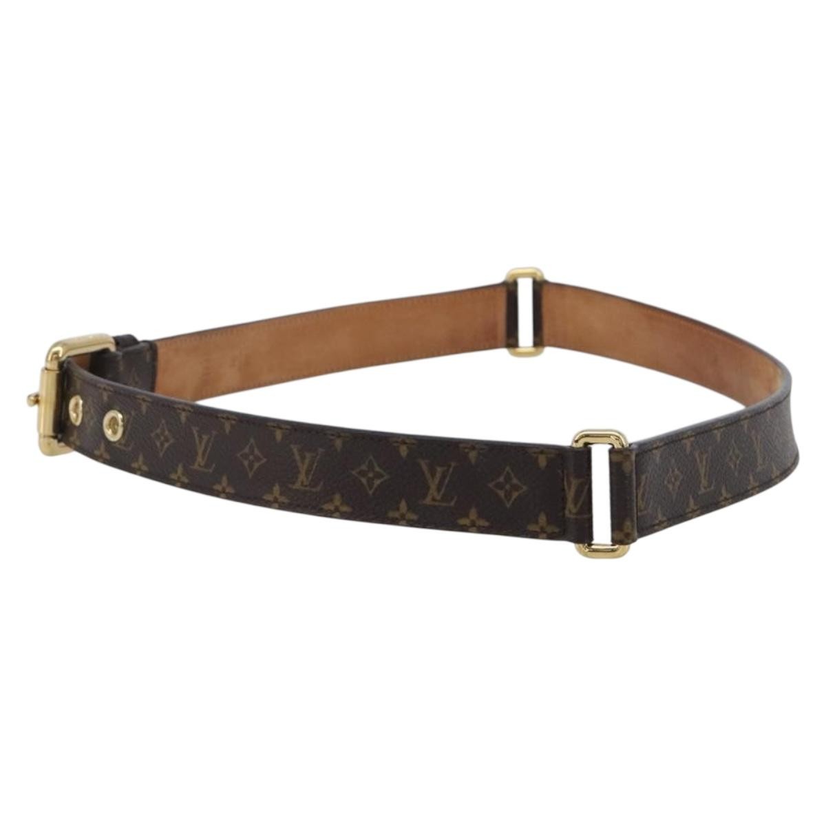 Louis Vuitton Ceinture Trio Belt Monogram Canvas Brown Canvas Belts Accessory (Pre-Owned)
