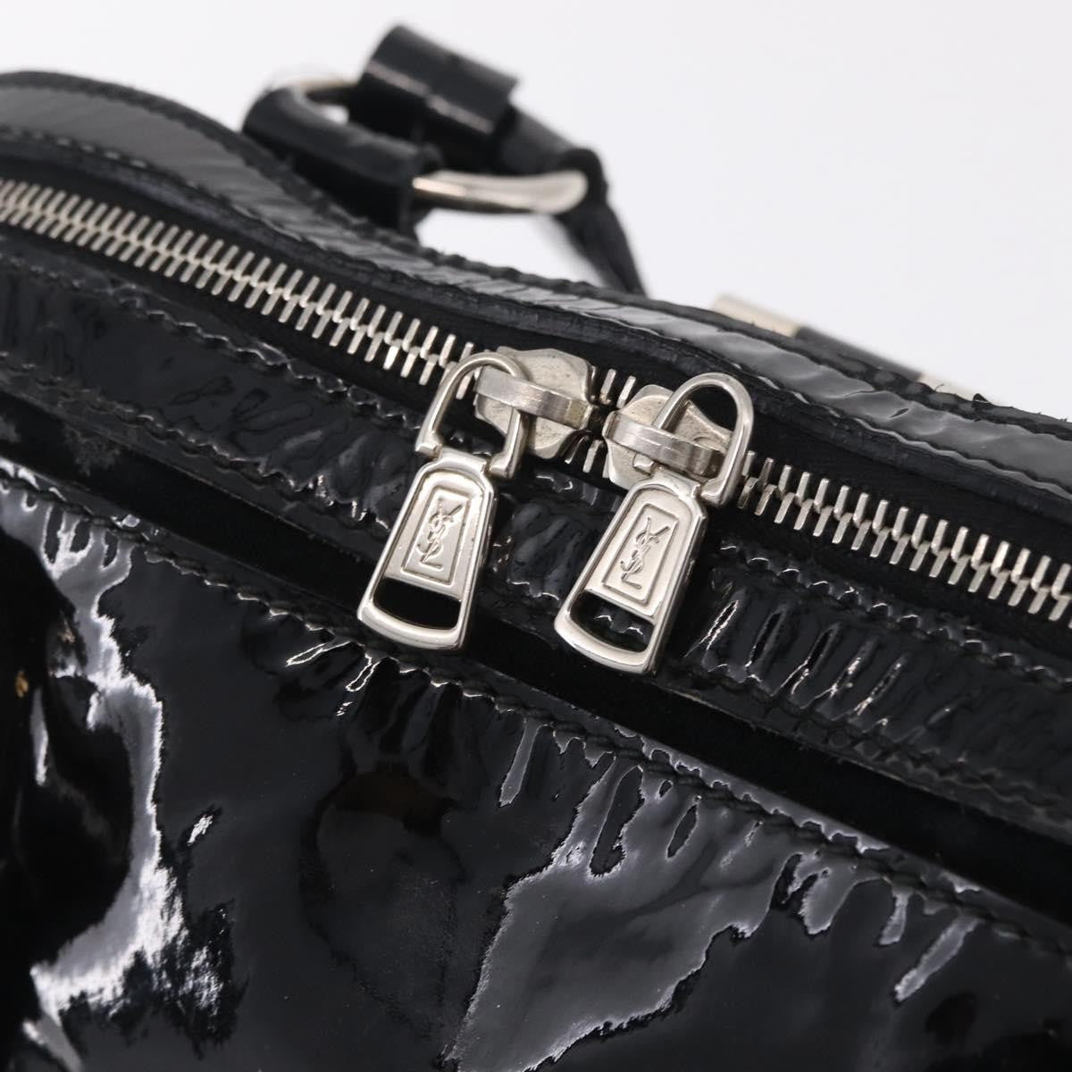 Saint Laurent Muse Patent Black Patent_Leather Shoulder Bag Bag (Pre-Owned)