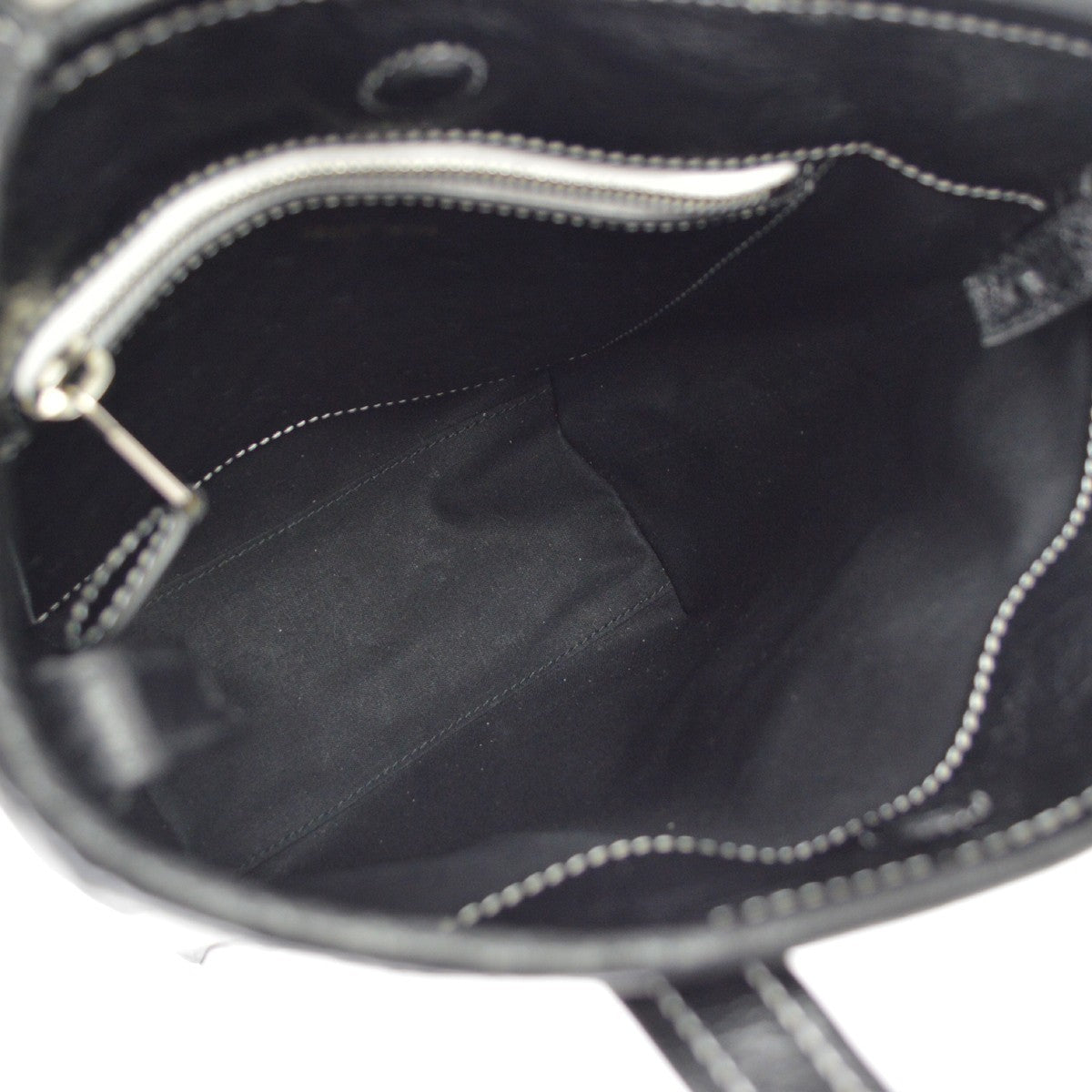 Balenciaga Barbes East West Shopper Tote Striped Leather Black Leather Tote Bag Bag (Pre-Owned)