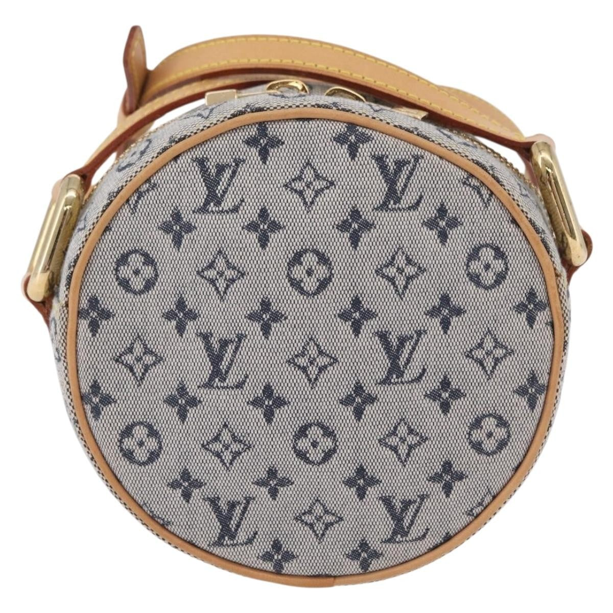 Louis Vuitton Jeanne Mini Lin Blue Canvas Crossbody Bag Bag (Pre-Owned)