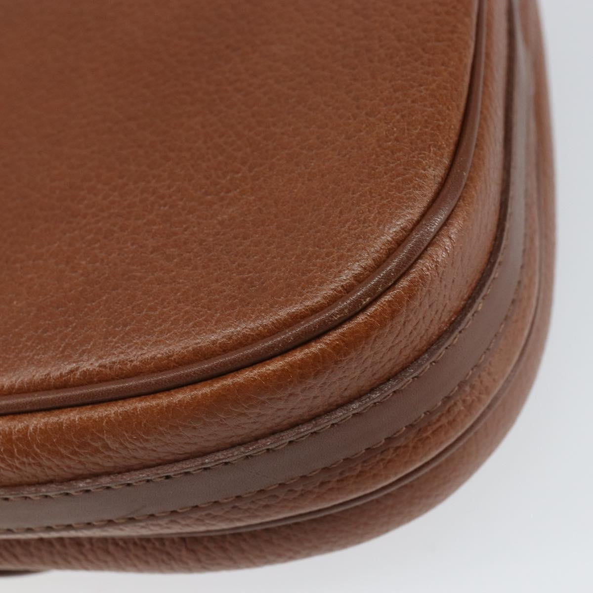 Burberry Vintage Leather Brown Leather Shoulder Bag Bag (Pre-Owned)