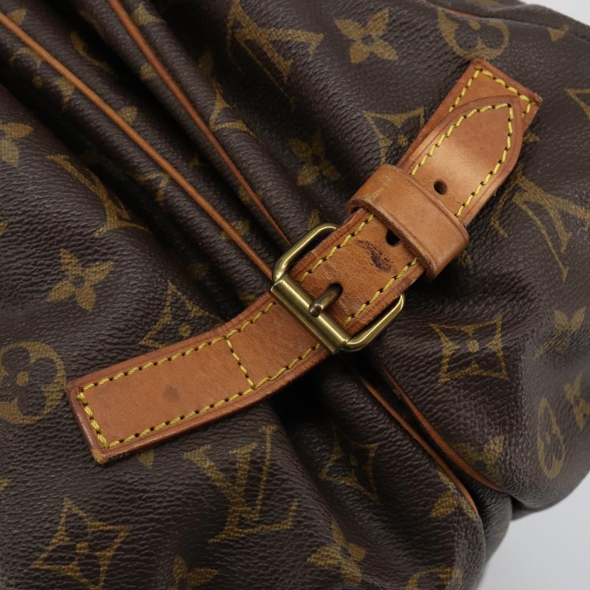 Louis Vuitton Saumur Monogram Canvas Brown Canvas Shoulder Bag Bag (Pre-Owned)