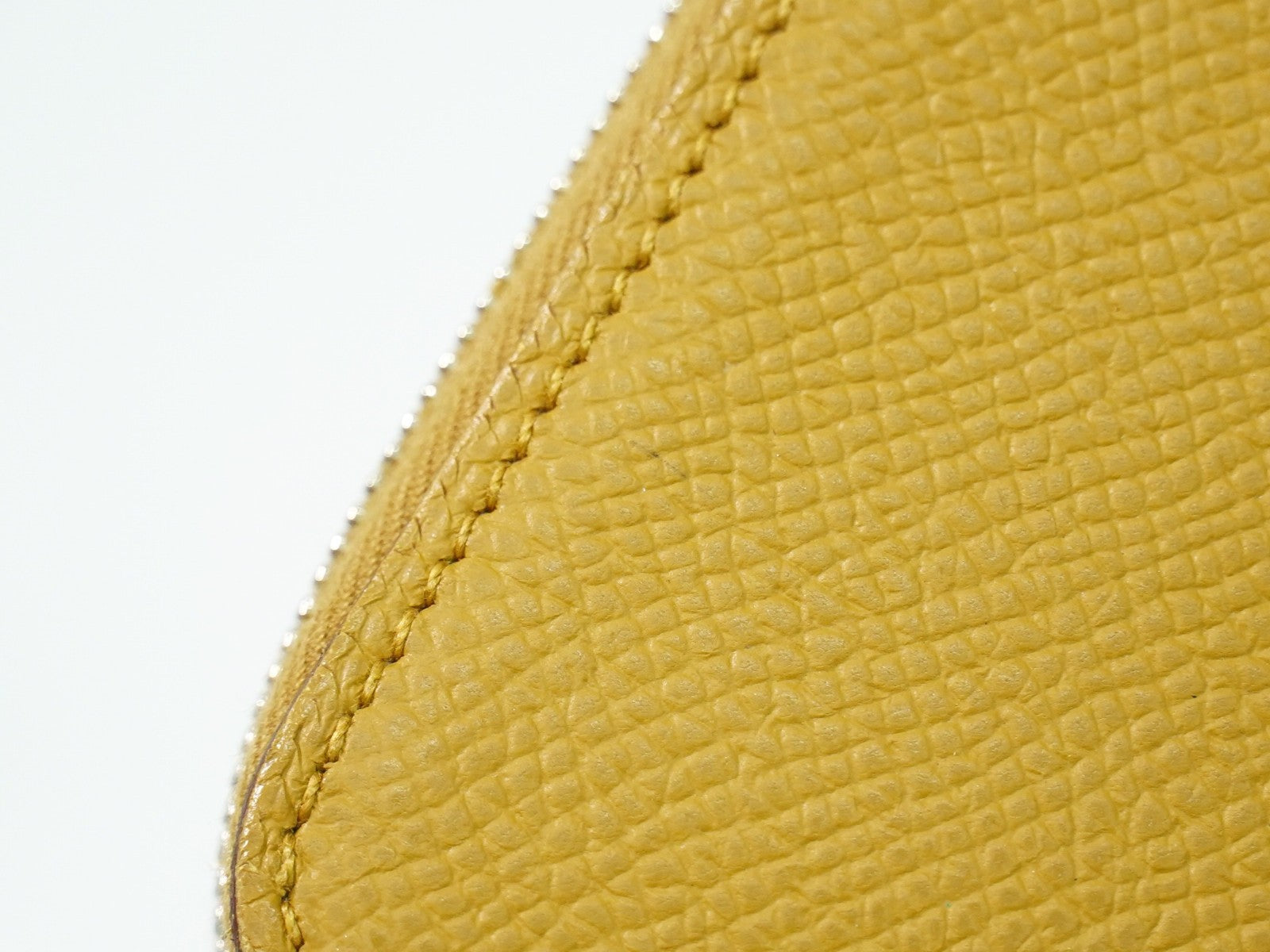 Hermes Azap Silkin Epsom Leather Silk Beige Leather Wallets Accessory (Pre-Owned)