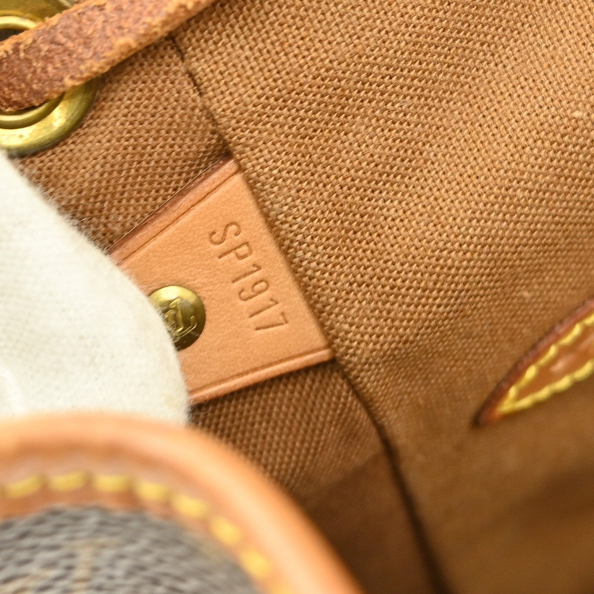 Louis Vuitton Montsouris Monogram Brown Canvas Backpack Bag (Pre-Owned)