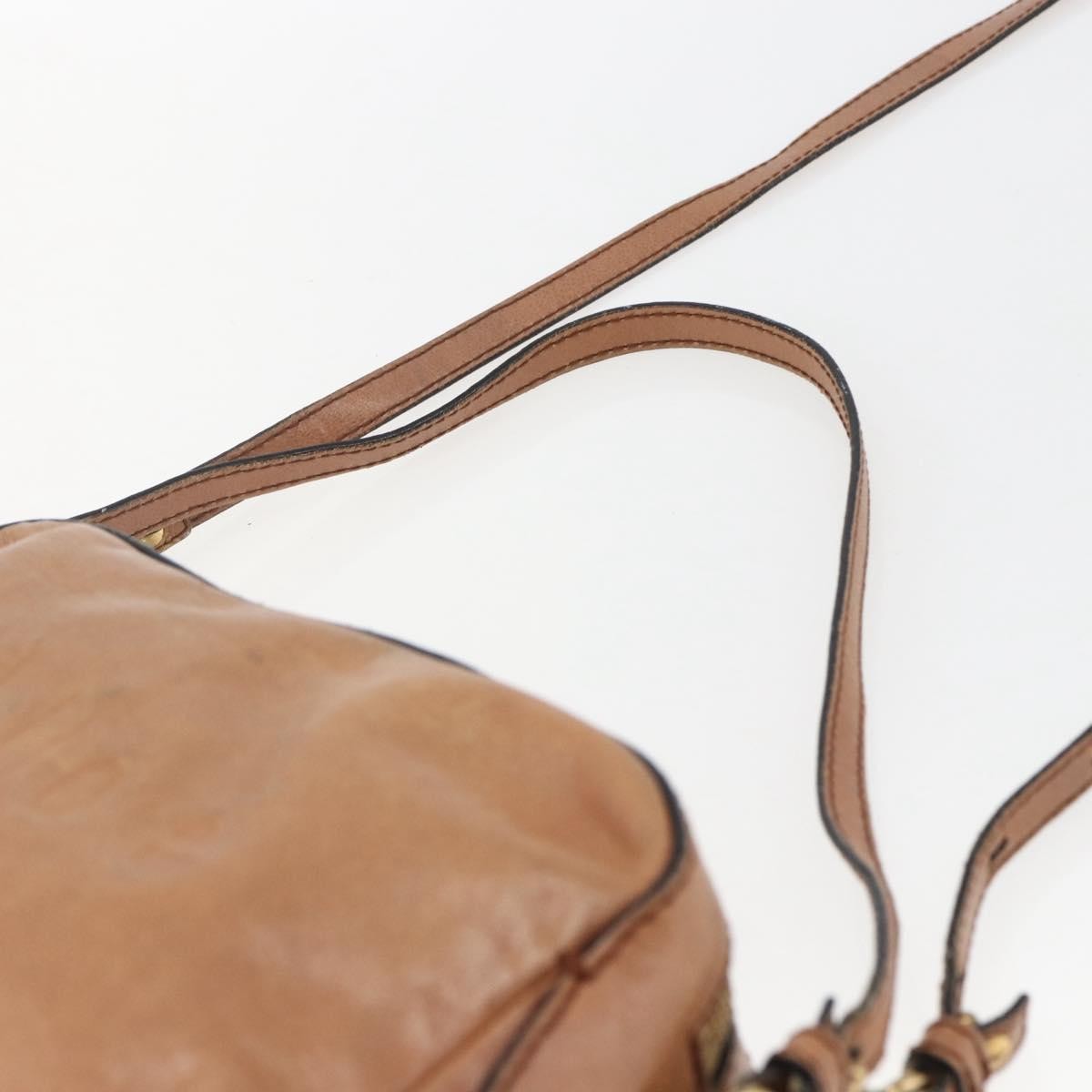 Chloe Vintage Leather Brown Leather Shoulder Bag Bag (Pre-Owned)