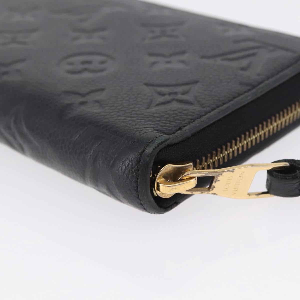 Louis Vuitton Portefeuille Zippy Monogramme Empreinte Monogramme Empreinte Black Leather Wallets Accessory (Pre-Owned)