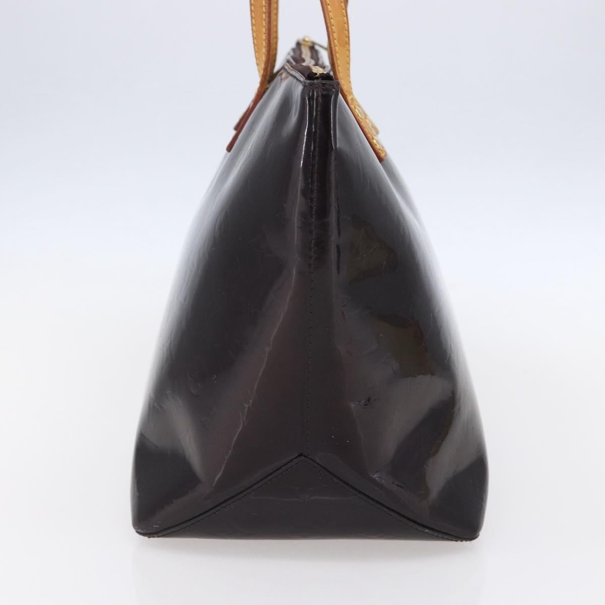 Louis Vuitton Bellevue Monogram Vernis Burgundy Patent_Leather Tote Bag Bag (Pre-Owned)