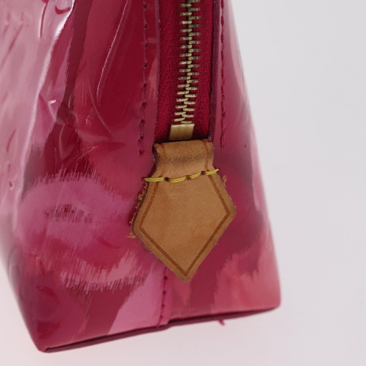 Louis Vuitton Cosmetic Case Limited Edition Monogram Vernis Ikat Pink Patent_Leather Toiletry Case Accessory (Pre-Owned)