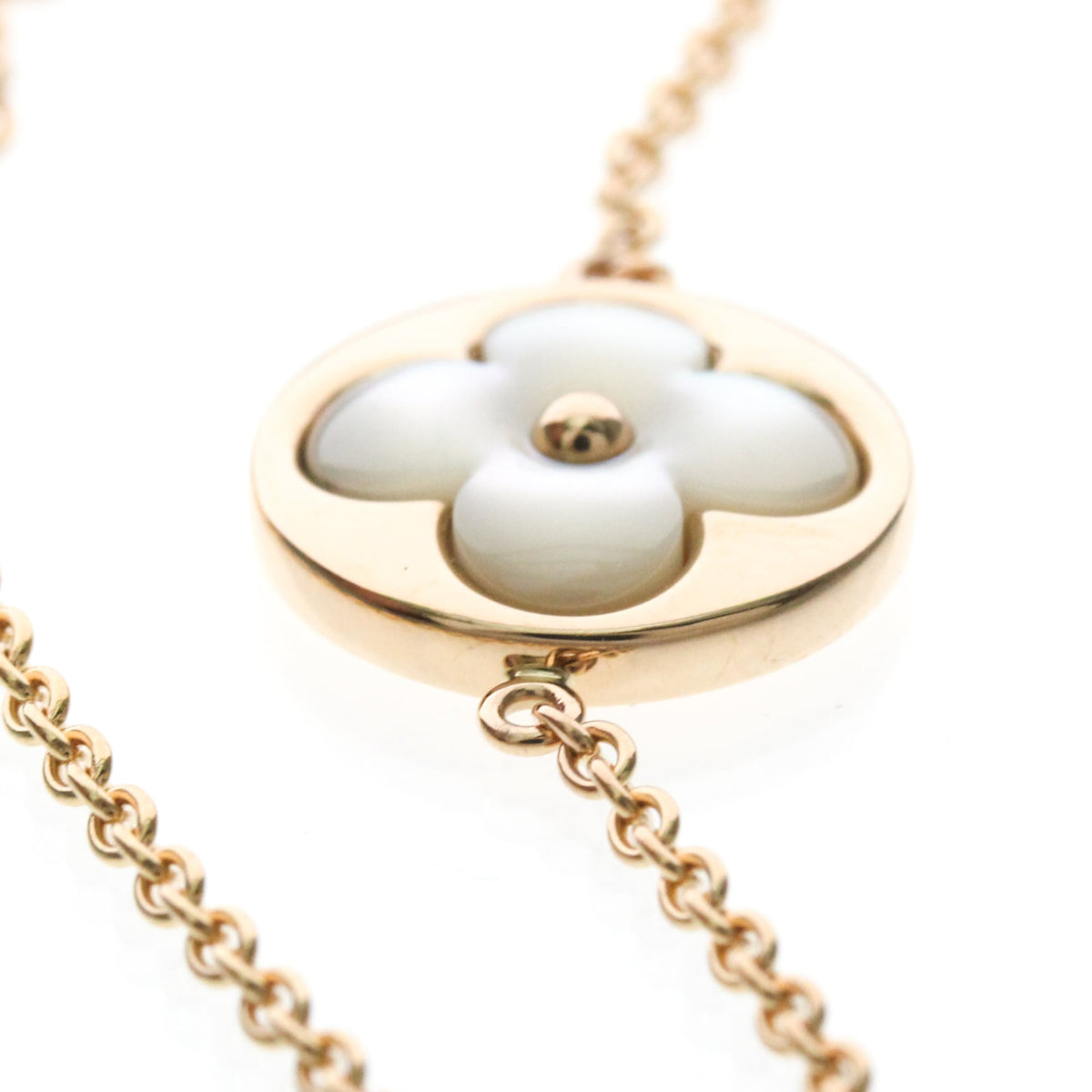 Louis Vuitton Color Blossom Sun 18K Rose Gold With Mother Of Pearl Gold Pink_Gold Bracelet Jewelry (Pre-Owned)