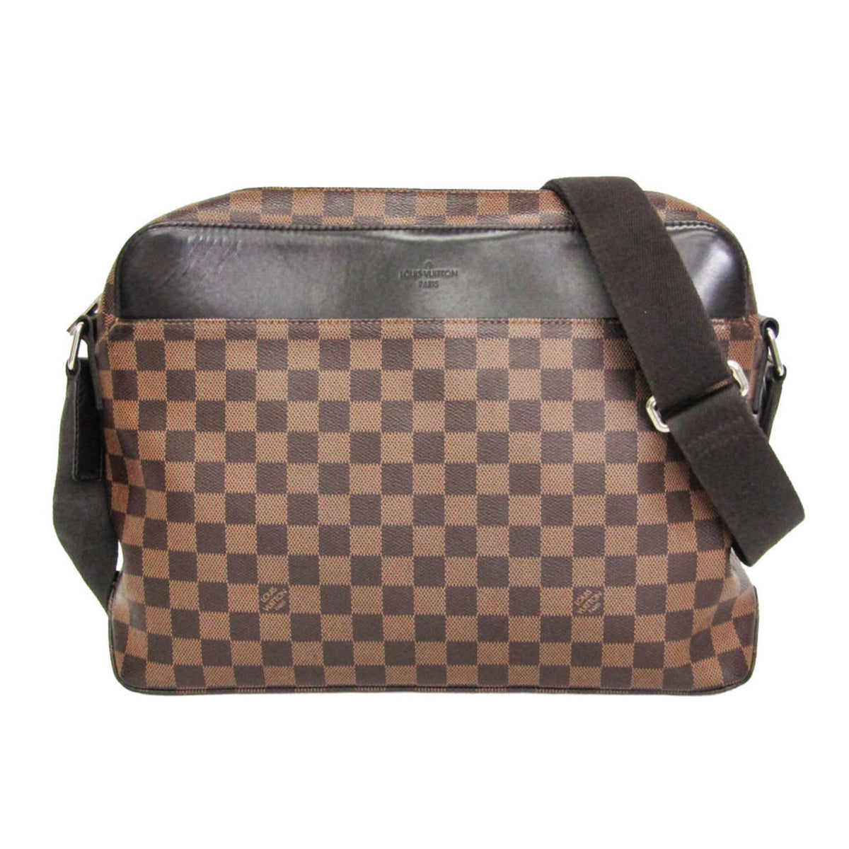 Louis Vuitton Jake Messenger Damier Brown Canvas Handbag (Pre-Owned)