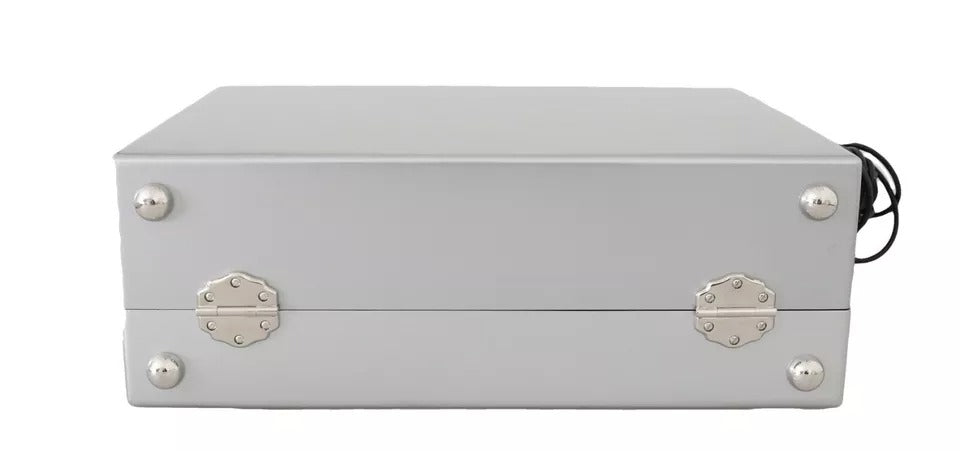 Dolce & Gabbana Silver Retro Radio Boombox Limited Edition Handmade Wood Women's Bag (Pre-Owned)
