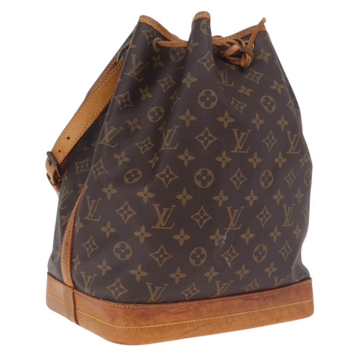 Louis Vuitton Noe Monogram Canvas Brown Canvas Shoulder Bag Bag (Pre-Owned)