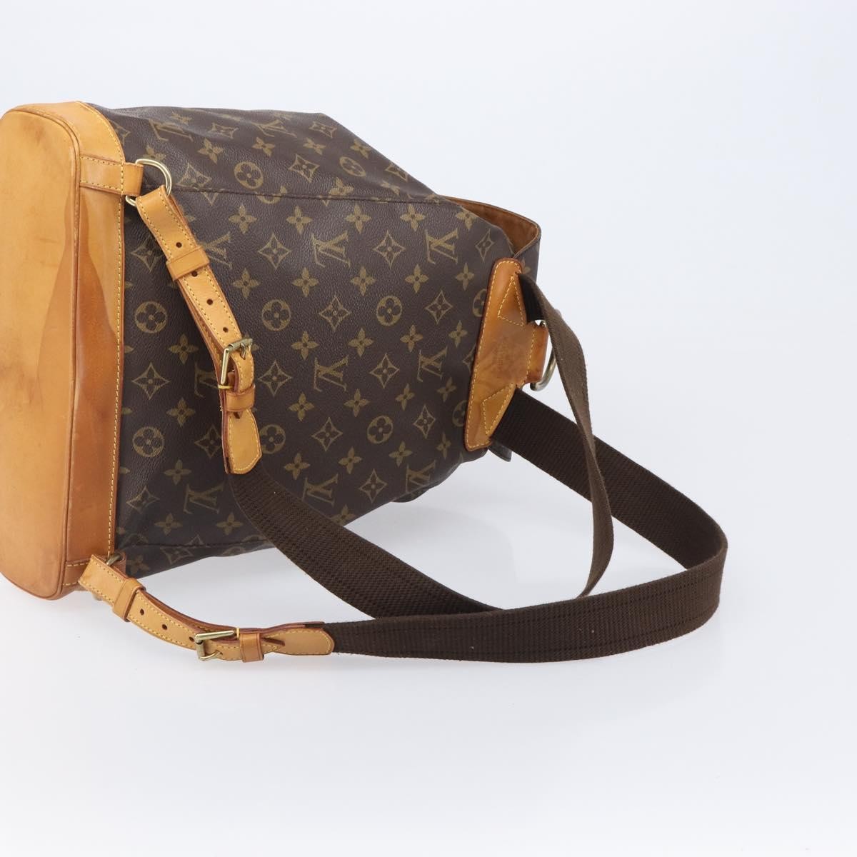 Louis Vuitton Vintage Montsouris Monogram Canvas Brown Canvas Backpack Bag (Pre-Owned)