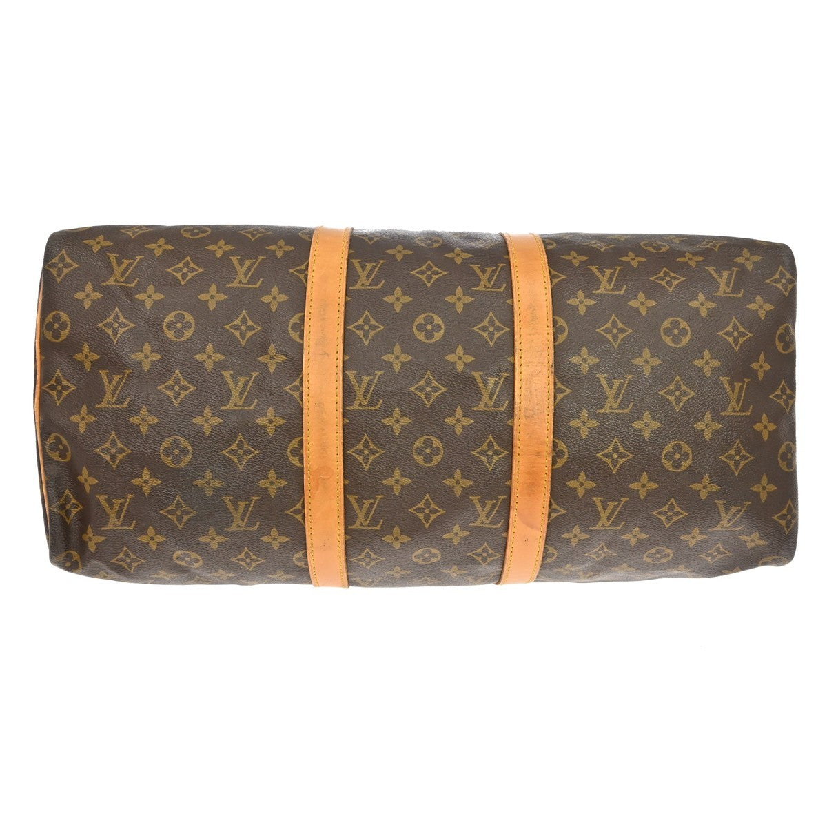 Louis Vuitton Keepall Monogram Canvas Brown Canvas Travel Bag Bag (Pre-Owned)