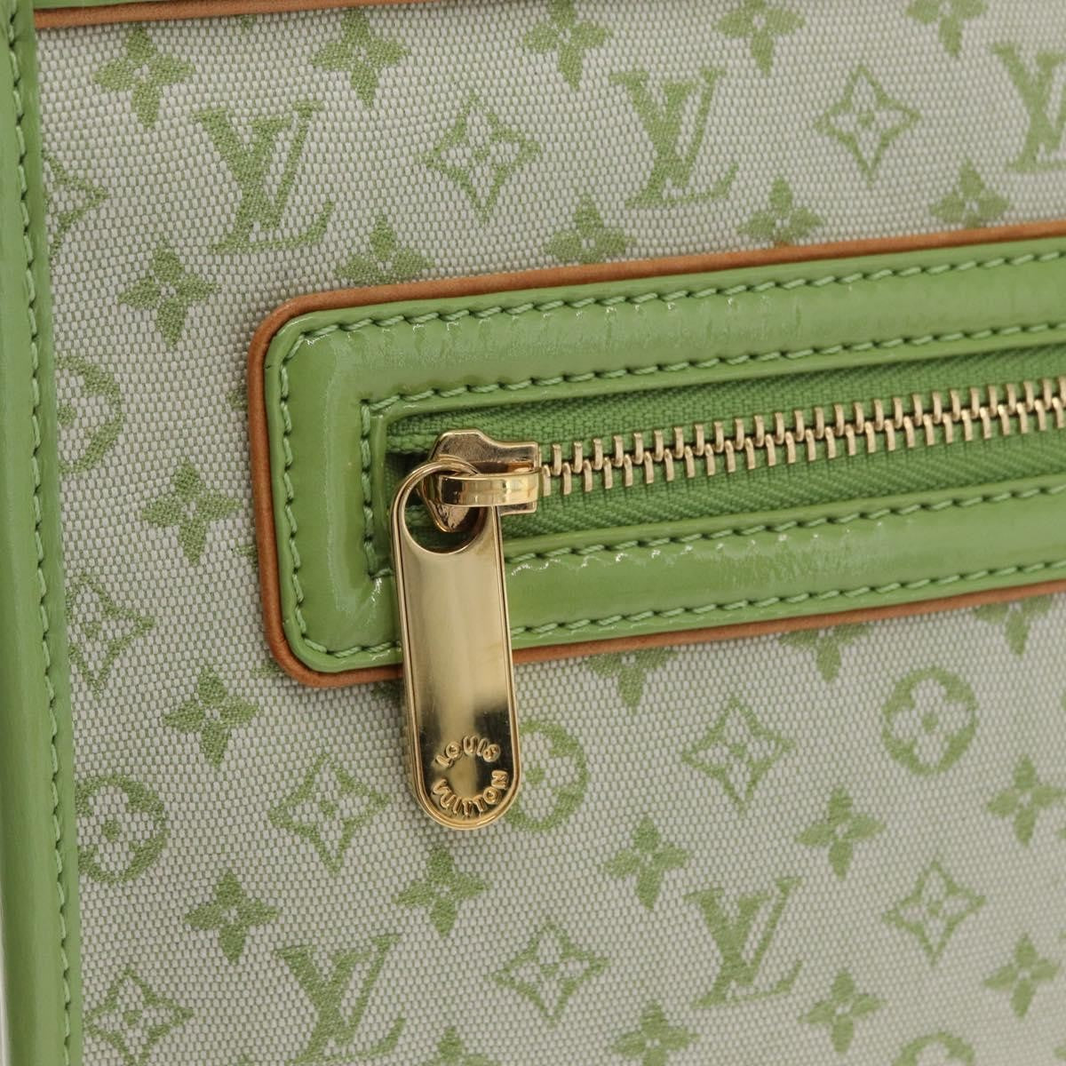 Louis Vuitton Kathleen Mini Lin Green Canvas Tote Bag Bag (Pre-Owned)