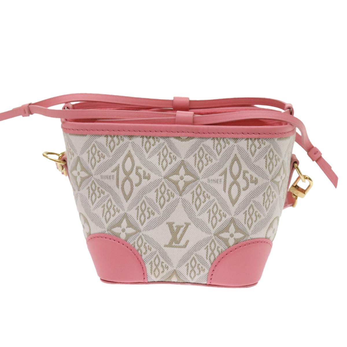 Louis Vuitton Noe Purse Limited Edition Since 1854 Monogram Jacquard Pink Canvas Shoulder Bag Bag (Pre-Owned)