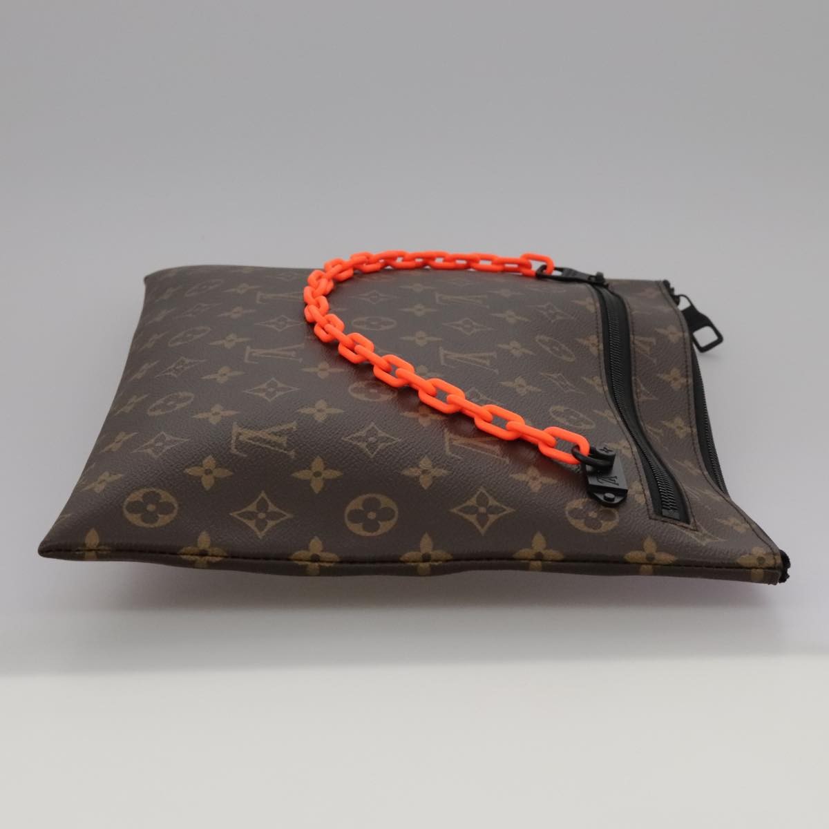 Louis Vuitton Solar Ray A4 Monogram Canvas Brown Canvas Clutche & Pouche Bag (Pre-Owned)