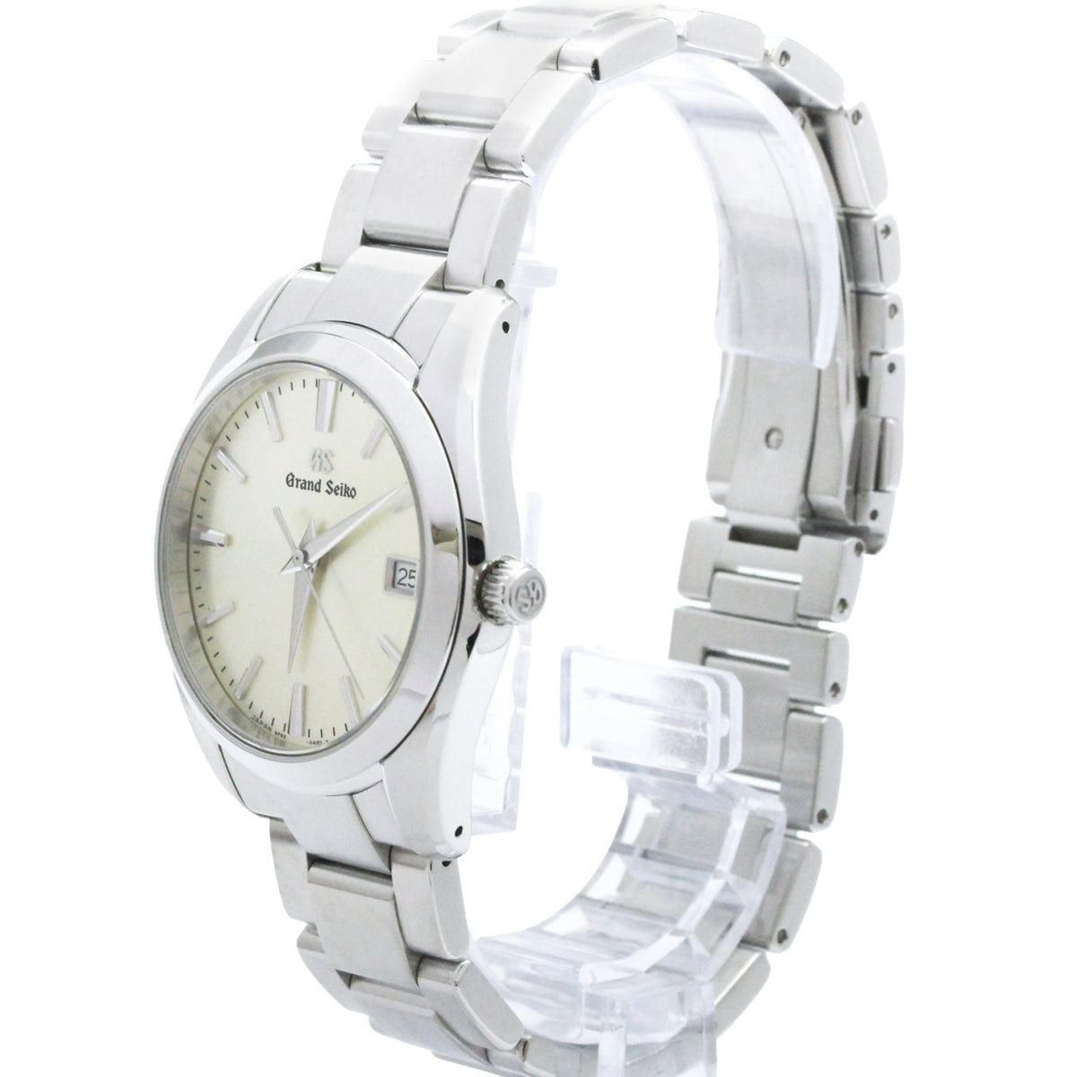 Grand Seiko Heritage Gmt Quartz Stainless Steel Watch (Pre-Owned)