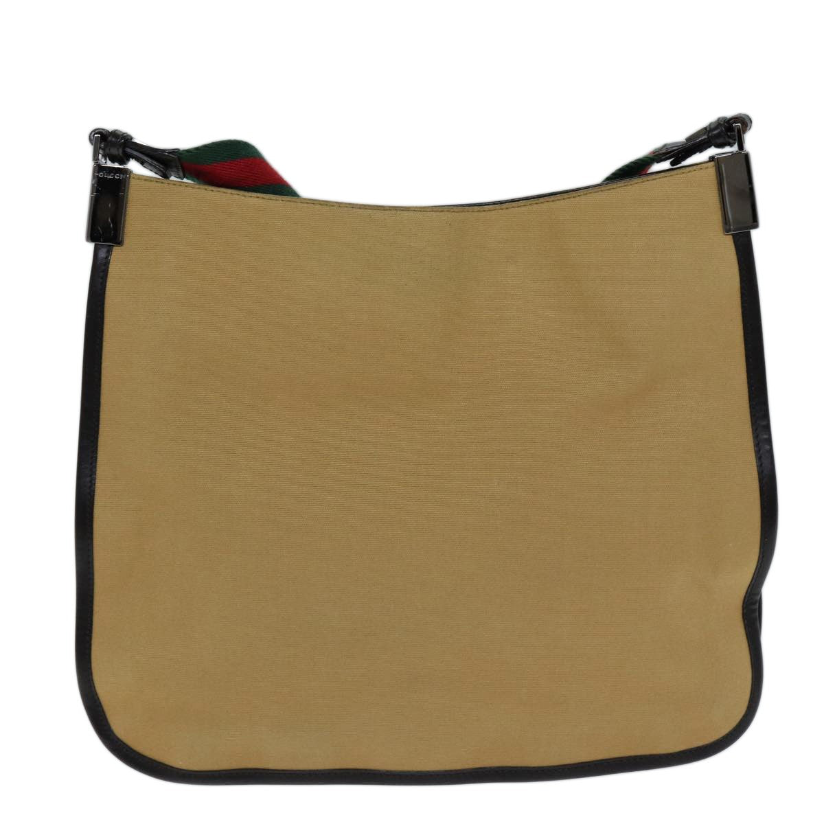 Gucci Vintage Canvas Beige Canvas Shoulder Bag Bag (Pre-Owned)