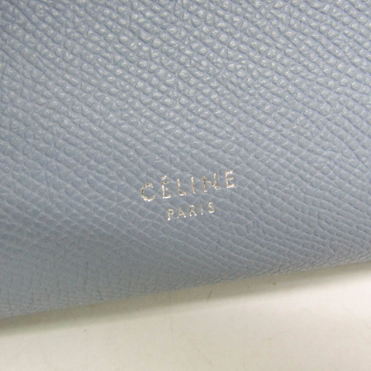 Celine Belt Smooth Calfskin Blue Leather Handbag (Pre-Owned)