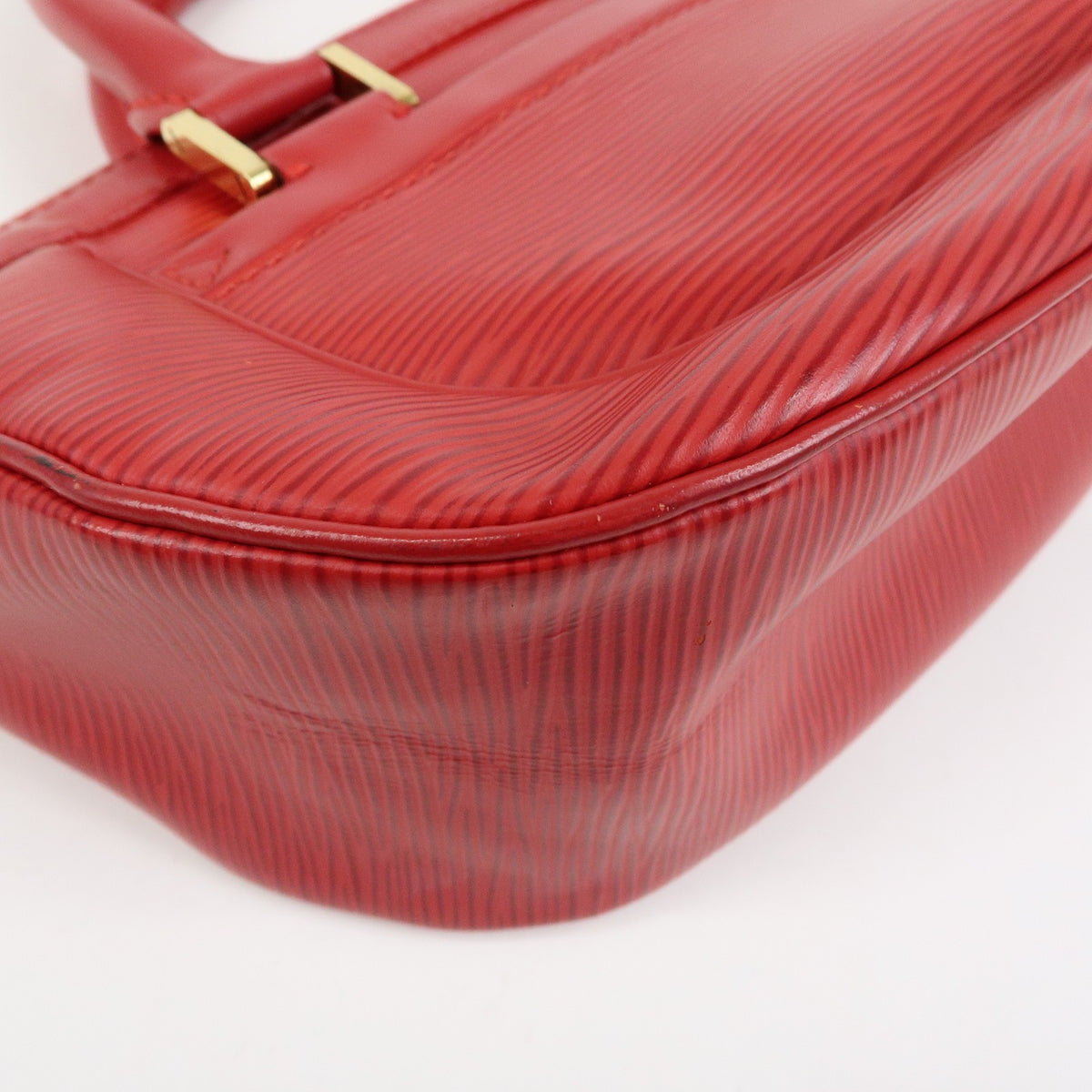 Louis Vuitton Dhanura Epi Leather Red Leather Handbag (Pre-Owned)