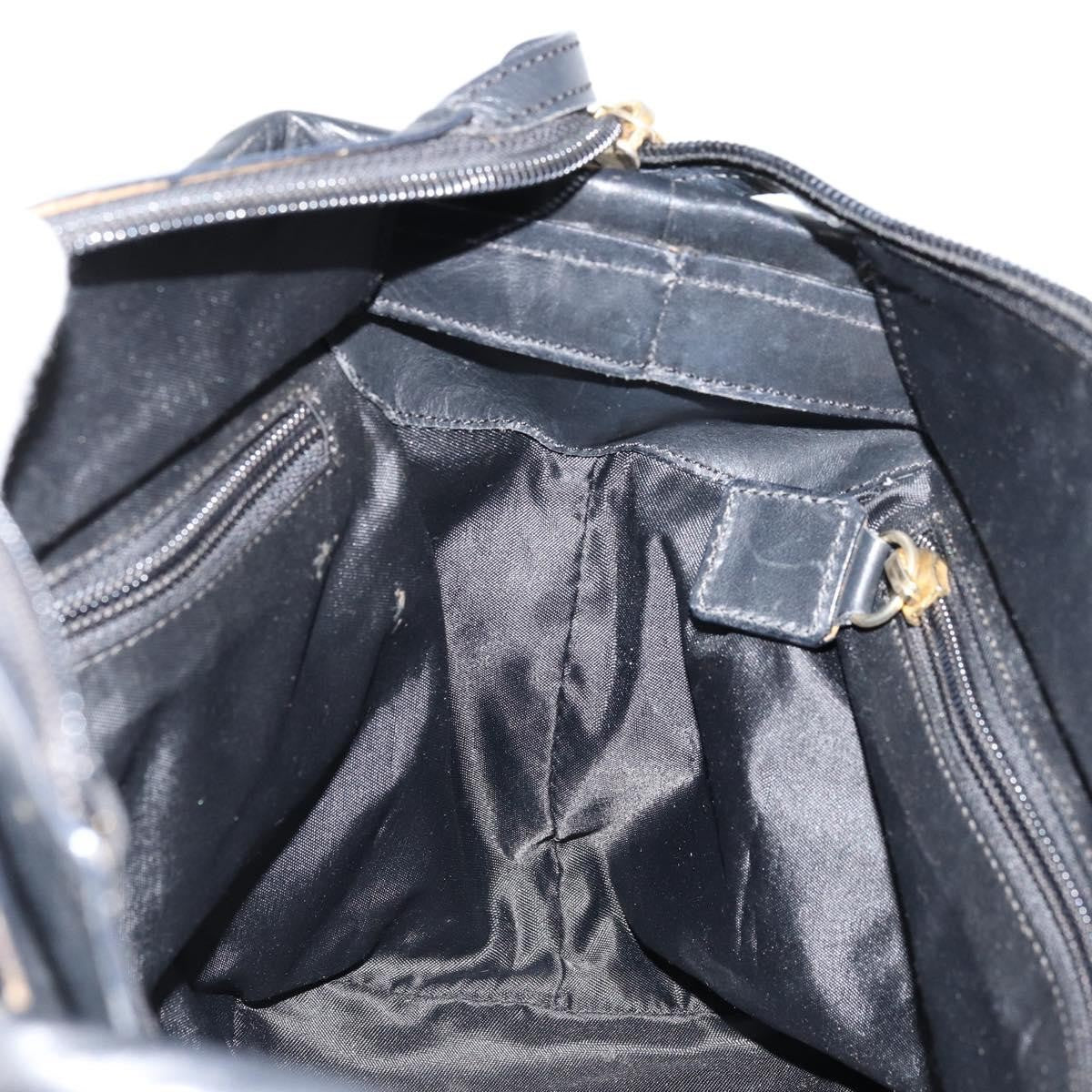 Celine Handbag Nylon Black Nylon Handbag (Pre-Owned)