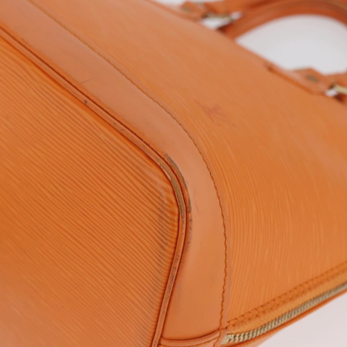 Louis Vuitton Vintage Alma Epi Leather Orange Leather Handbag (Pre-Owned)