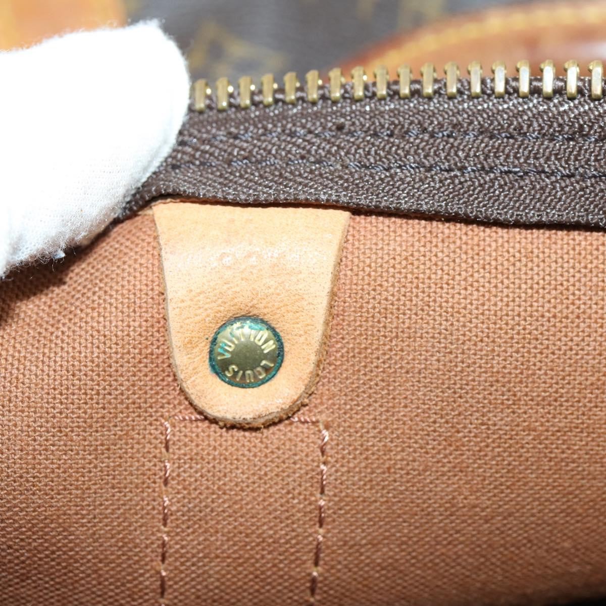 Louis Vuitton Keepall Monogram Canvas Brown Canvas Travel Bag Bag (Pre-Owned)