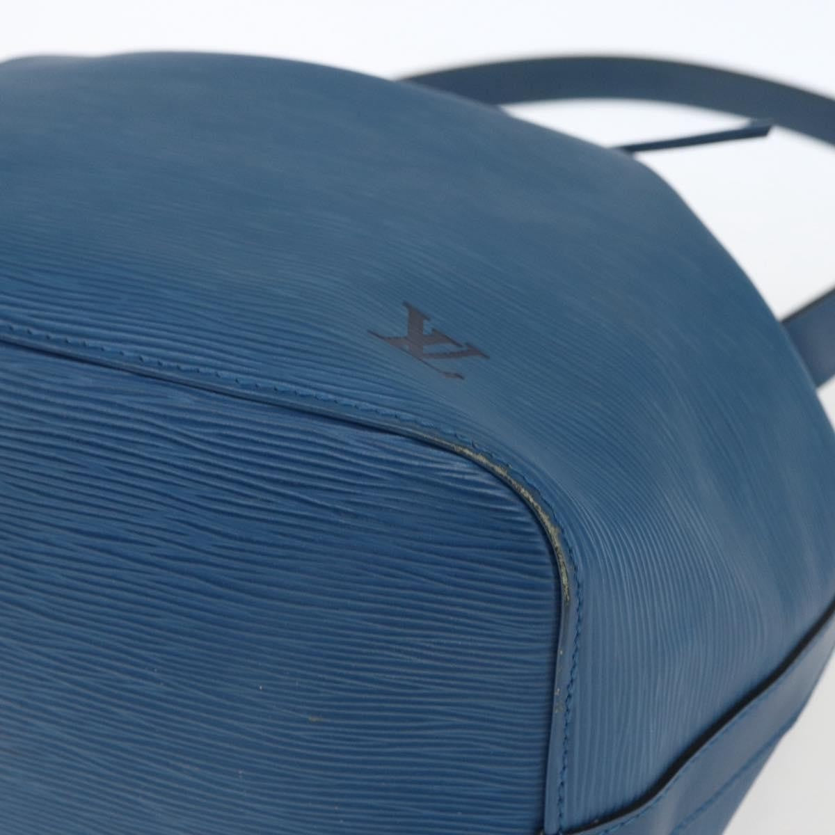 Louis Vuitton Petit Noe Epi Leather Blue Leather Shoulder Bag Bag (Pre-Owned)