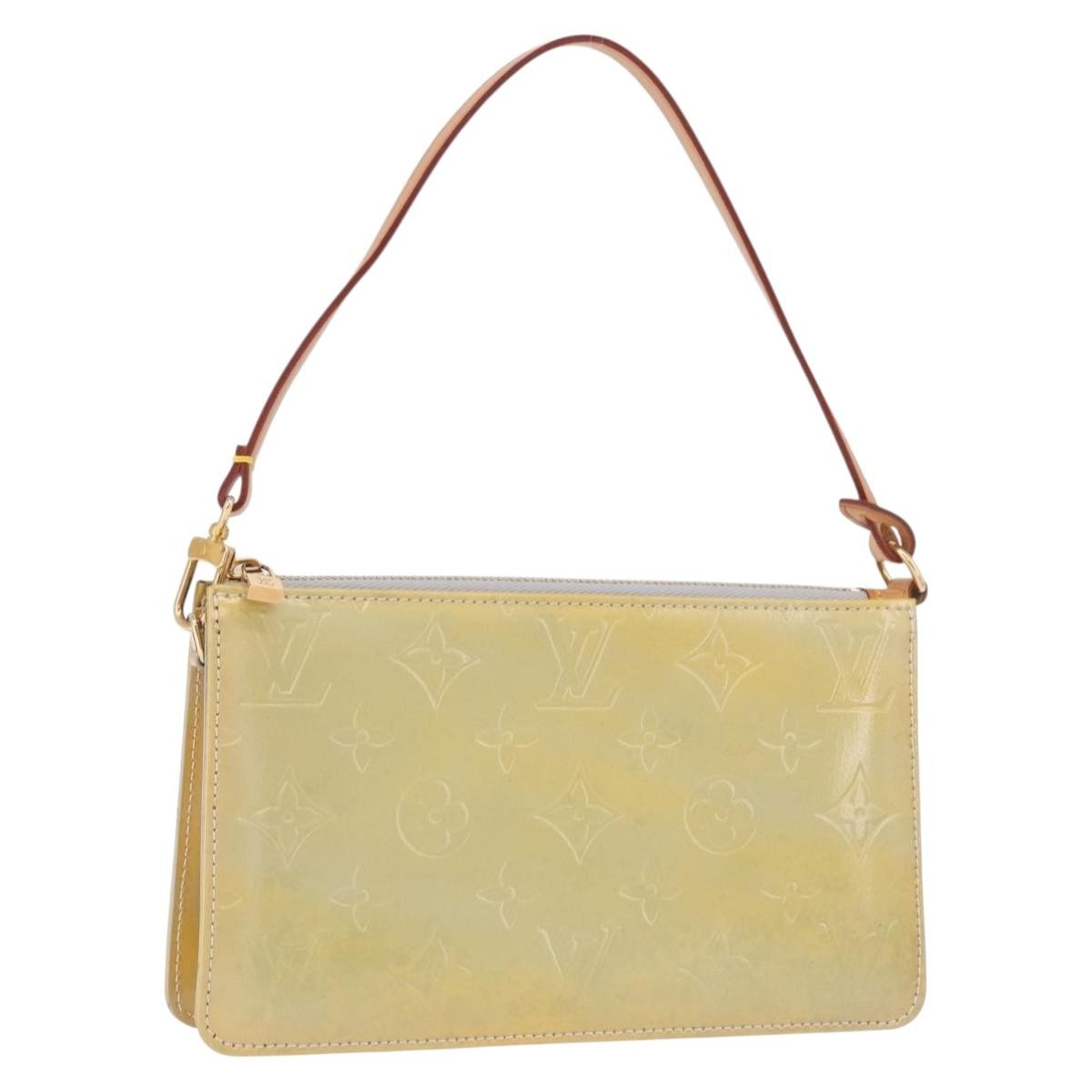Louis Vuitton Lexington Pochette Patent Leather Gray Patent_Leather Clutche & Pouche Bag (Pre-Owned)