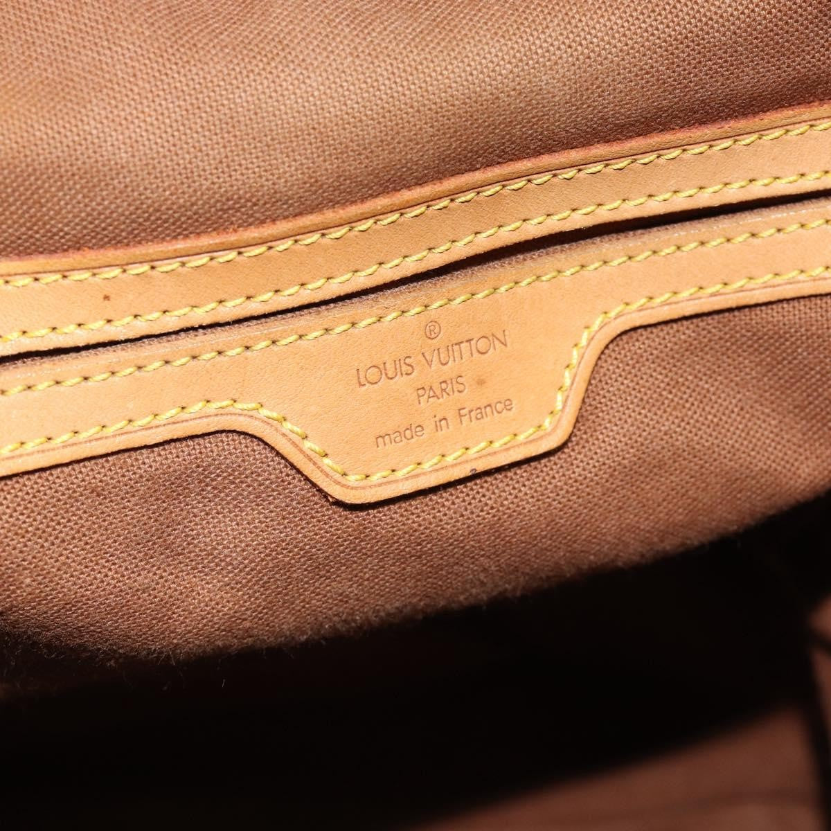 Louis Vuitton Vintage Montsouris Monogram Canvas Brown Canvas Backpack Bag (Pre-Owned)