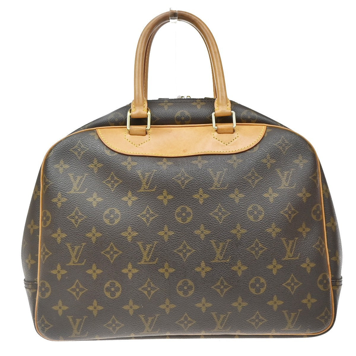 Louis Vuitton Deauville Monogram Canvas Brown Canvas Handbag (Pre-Owned)