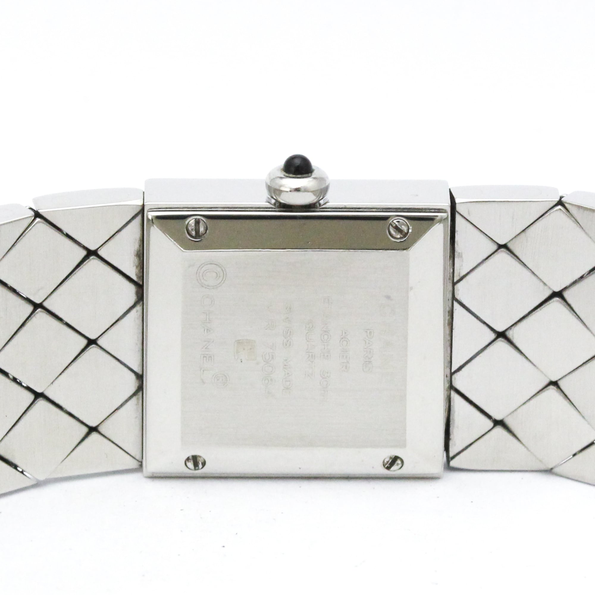 Chanel Matelasse Quartz Stainless Steel Watch (Pre-Owned)