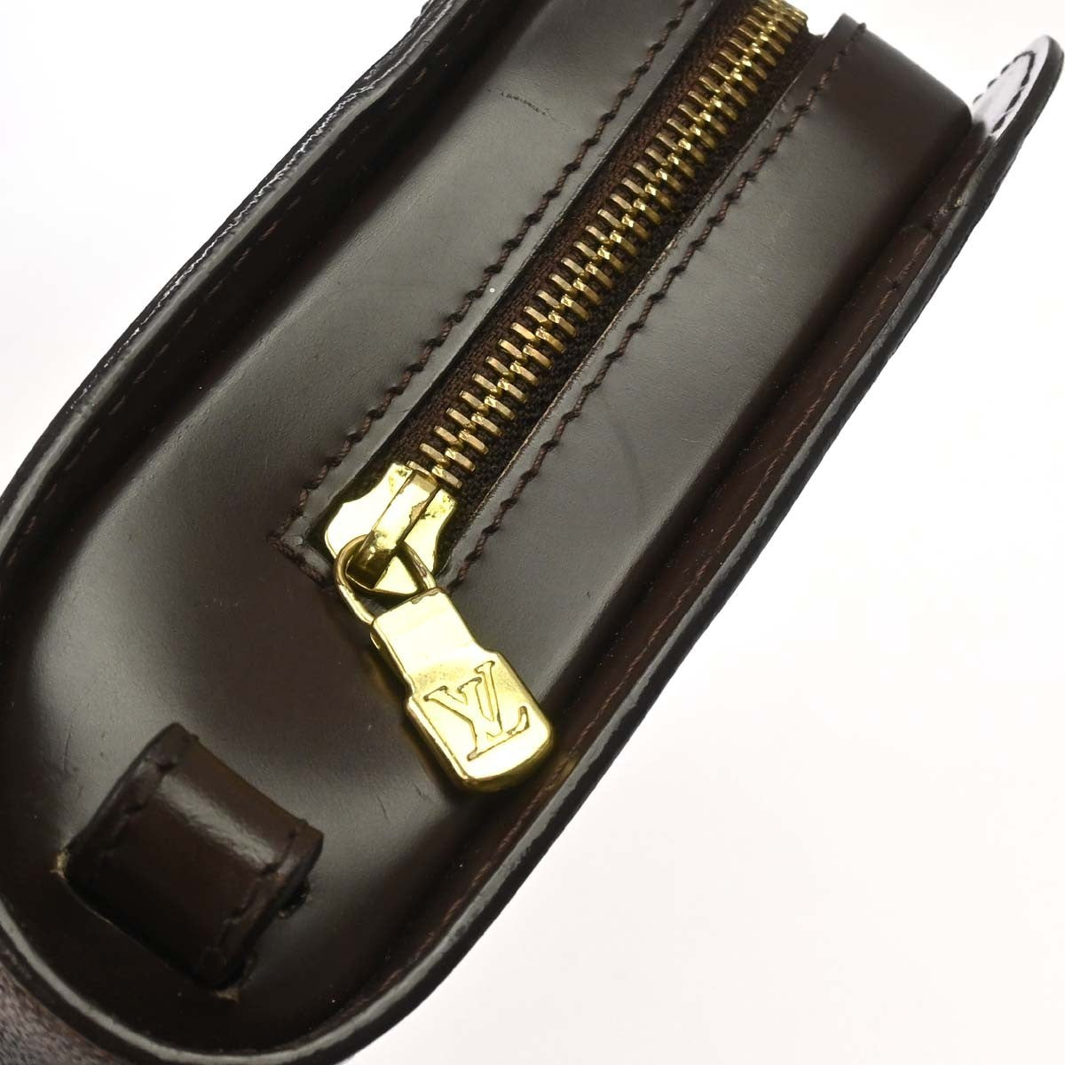 Louis Vuitton Pochette Saint Louis Damier Brown Canvas Clutche & Pouche Bag (Pre-Owned)