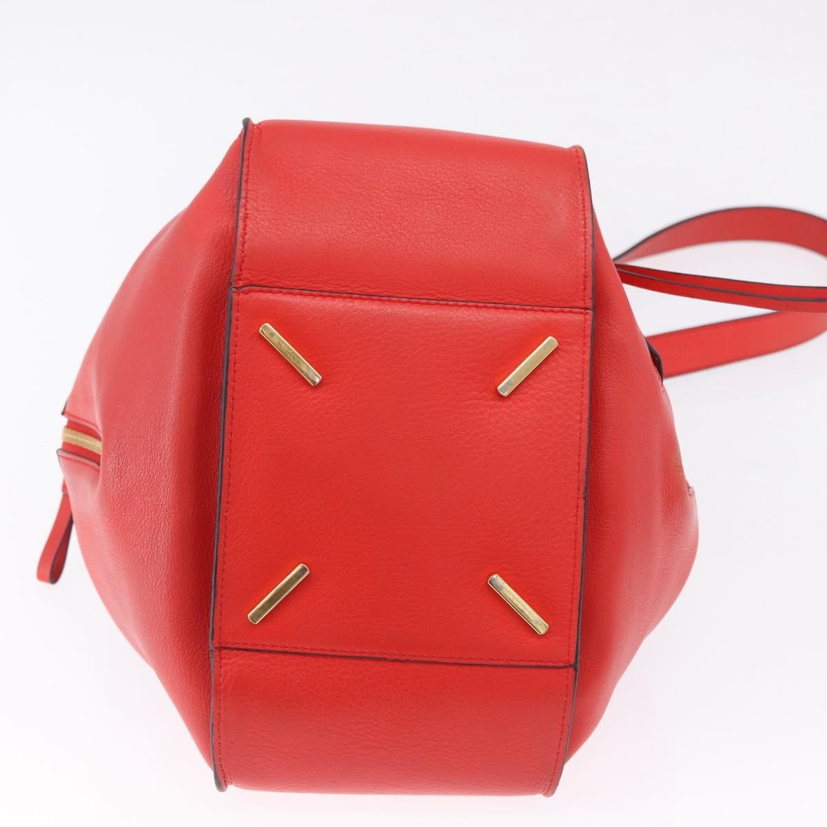 Loewe Hammock Leather Red Leather Handbag (Pre-Owned)