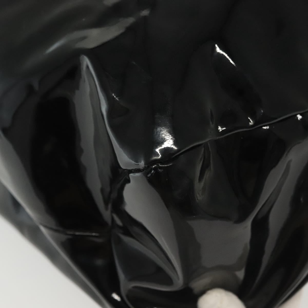 Salvatore Ferragamo Vala Tote Patent Leather Black Patent_Leather Tote Bag Bag (Pre-Owned)