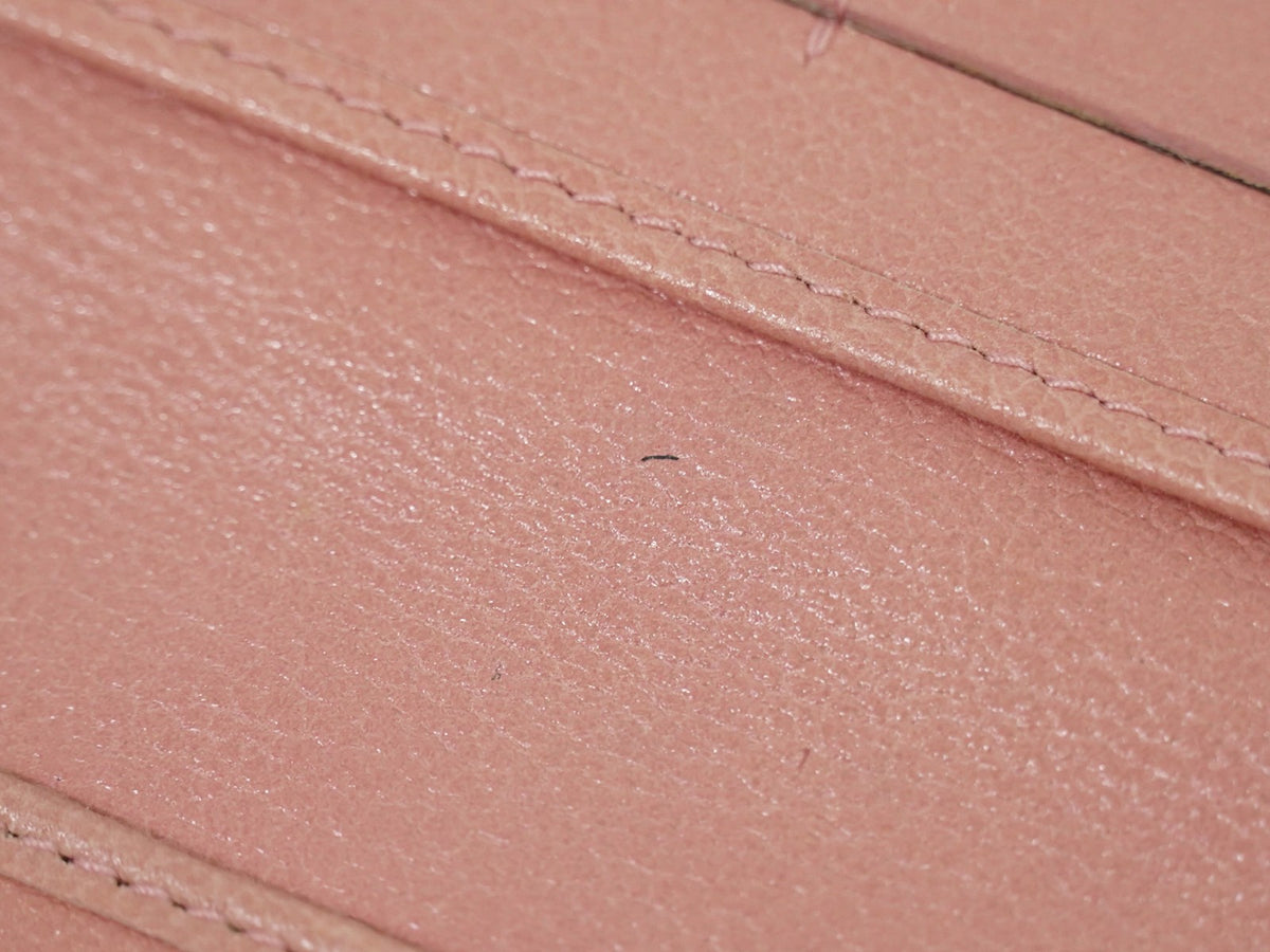 Chanel Camellia Zip Around Organizer Leather Pink Leather Wallets Accessory (Pre-Owned)