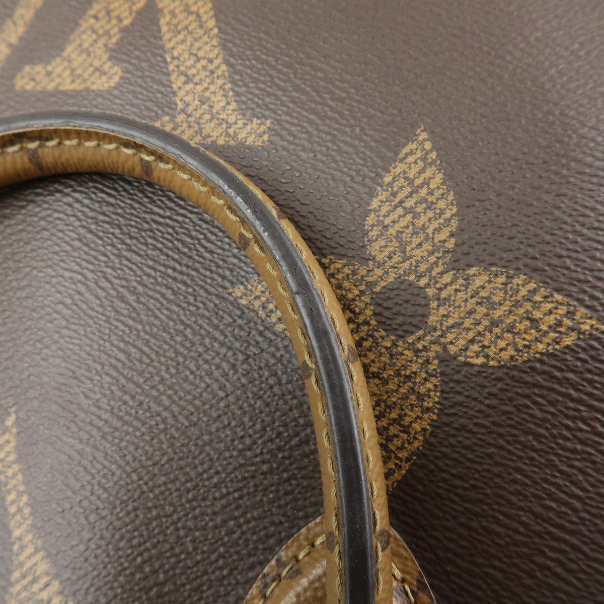Louis Vuitton Onthego Reverse Monogram Giant Brown Canvas Tote Bag Bag (Pre-Owned)