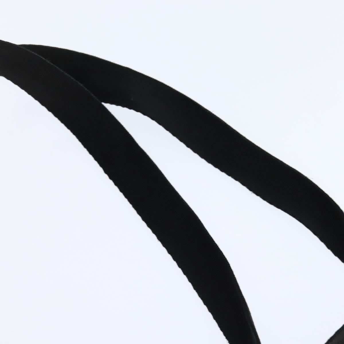Salvatore Ferragamo Flap Buckle Printed Neoprene Black Nylon Backpack Bag (Pre-Owned)