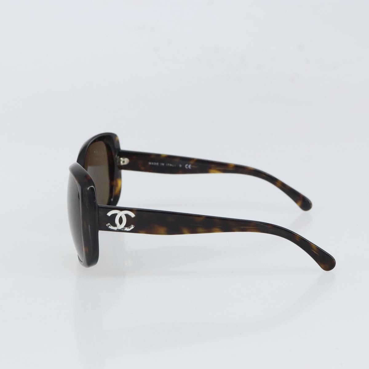Chanel Chanel Logo Sunglasses Eye Wear Plastic Black Plastic Sunglasse Accessory (Pre-Owned)