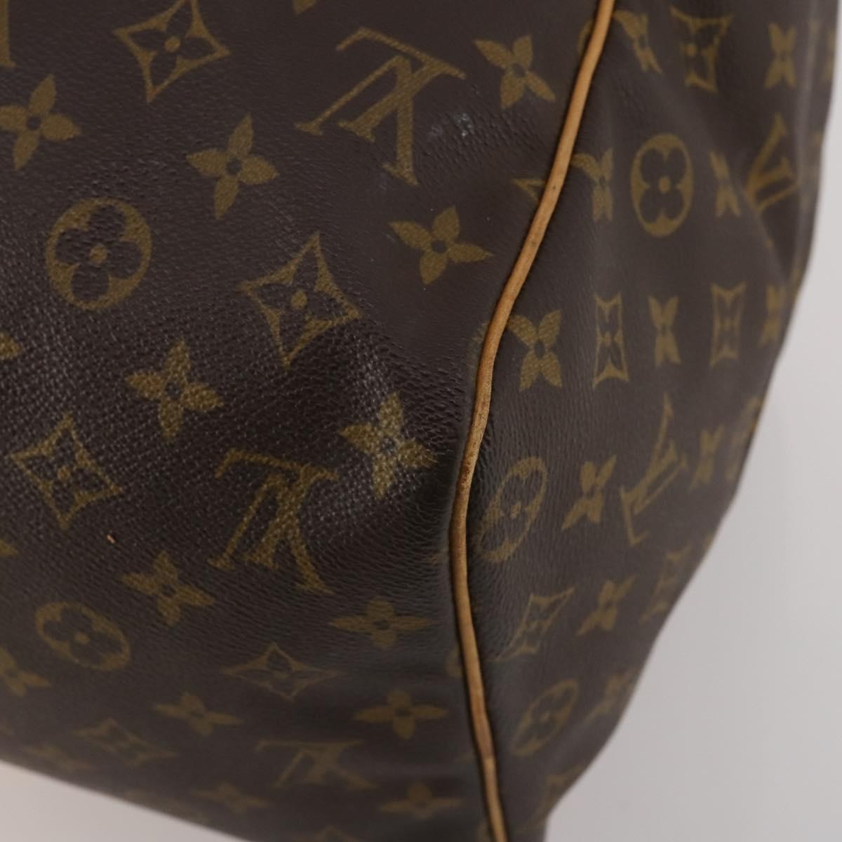 Louis Vuitton Sac Souple Monogram Canvas Brown Canvas Travel Bag Bag (Pre-Owned)