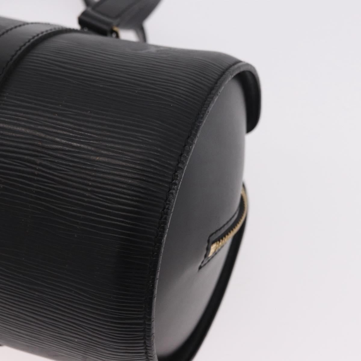 Louis Vuitton Soufflot Epi Leather Black Leather Handbag (Pre-Owned)