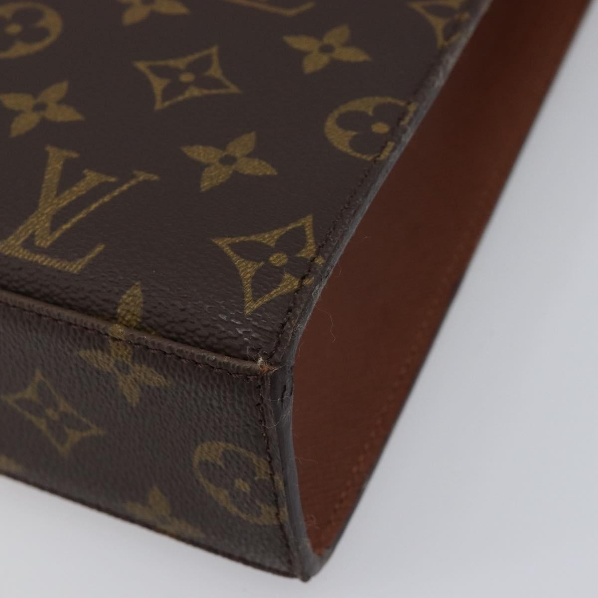 Louis Vuitton Malesherbes Monogram Canvas Brown Canvas Handbag (Pre-Owned)