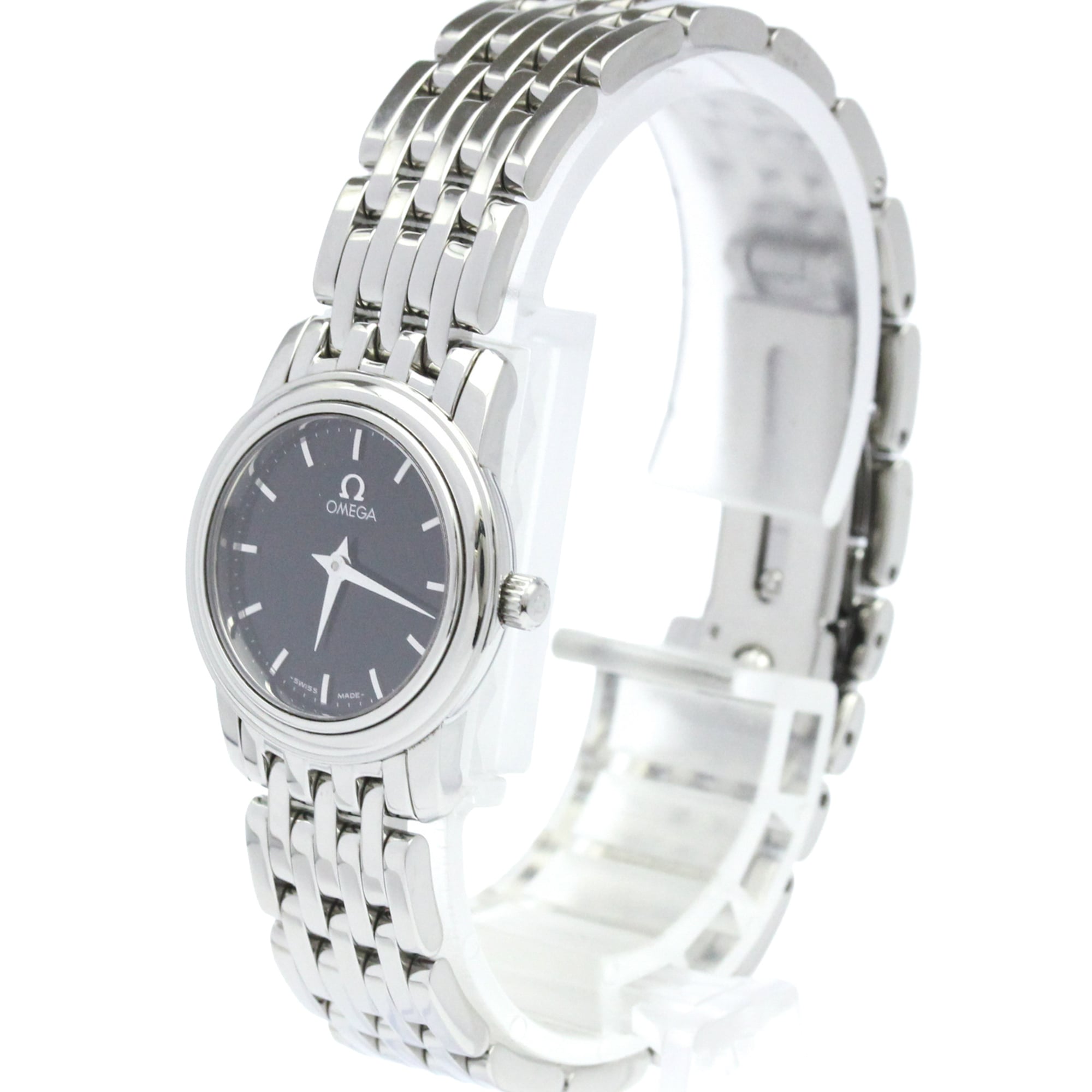 Omega De Ville Prestige Quartz Stainless Steel Watch (Pre-Owned)