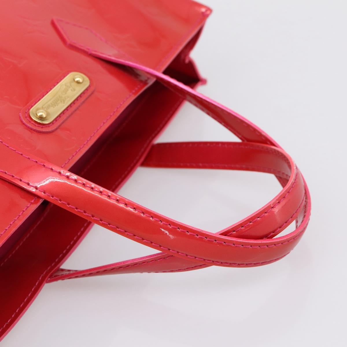 Louis Vuitton Wilshire Monogram Vernis Pink Patent_Leather Tote Bag Bag (Pre-Owned)
