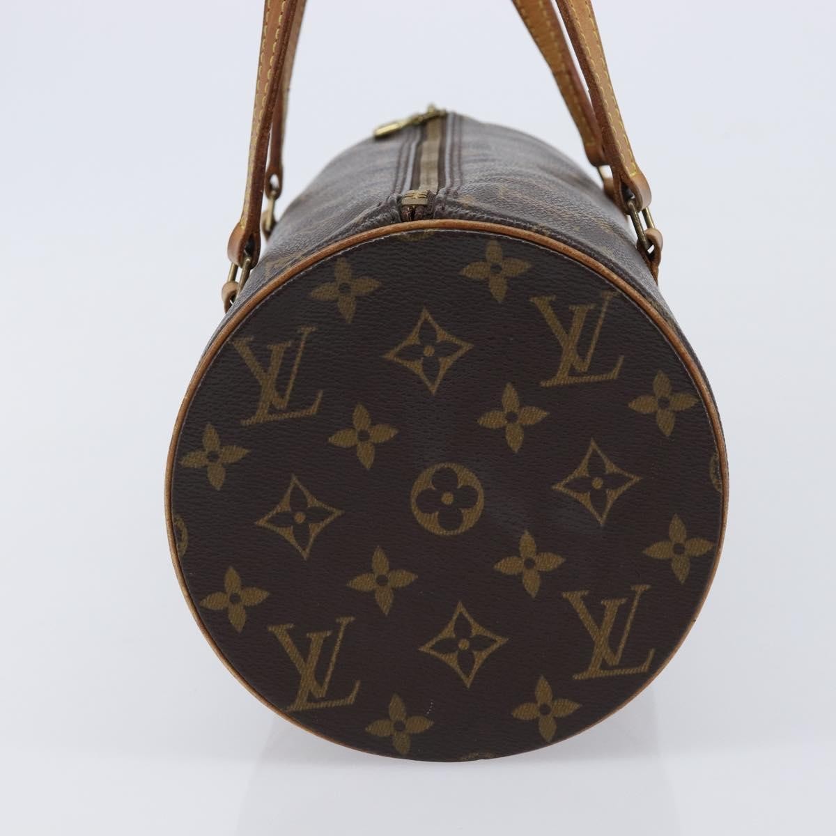 Louis Vuitton Papillon Monogram Canvas Brown Canvas Handbag (Pre-Owned)