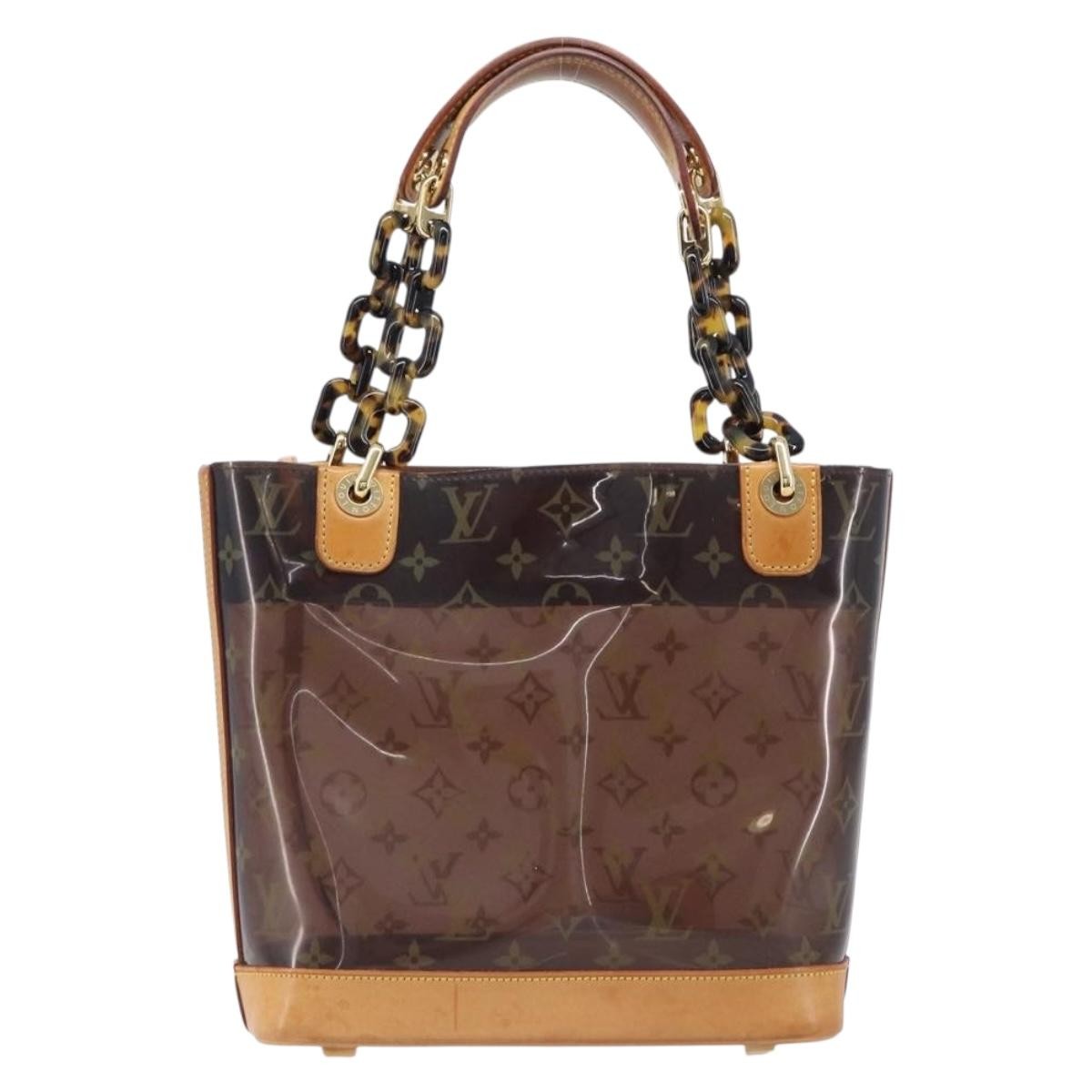 Louis Vuitton Sac Ambre Monogram Vinyl Brown Plastic Handbag (Pre-Owned)
