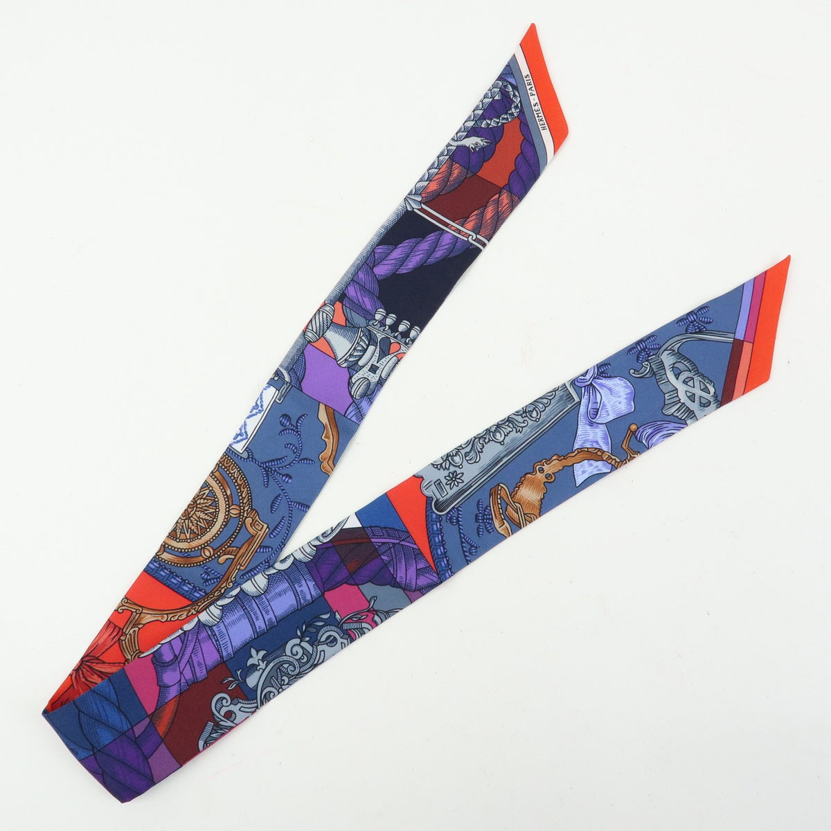 Hermes Twilly Scarf Silk Multicolour Silk Scarve & Shawl Accessory (Pre-Owned)